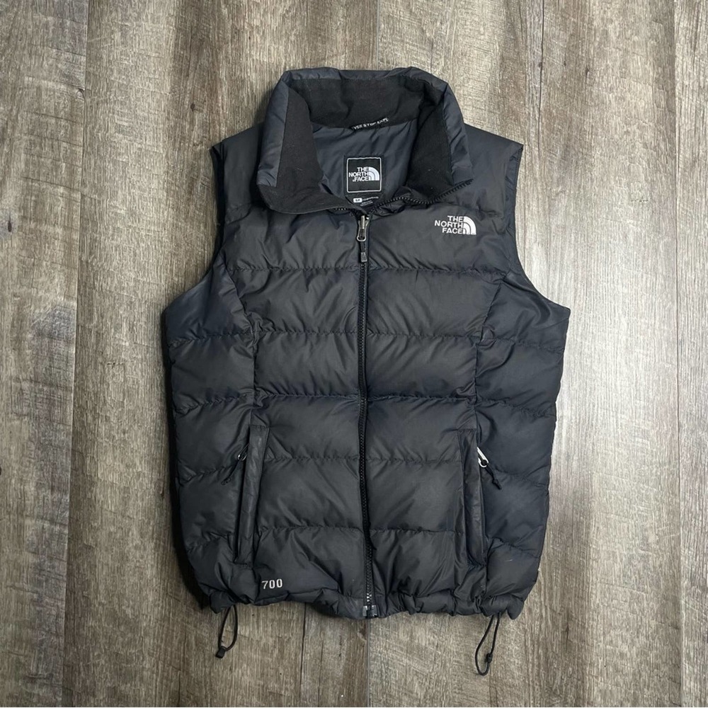 The North Face Black 700 Goose Down Puffer Vest Womens Size Small